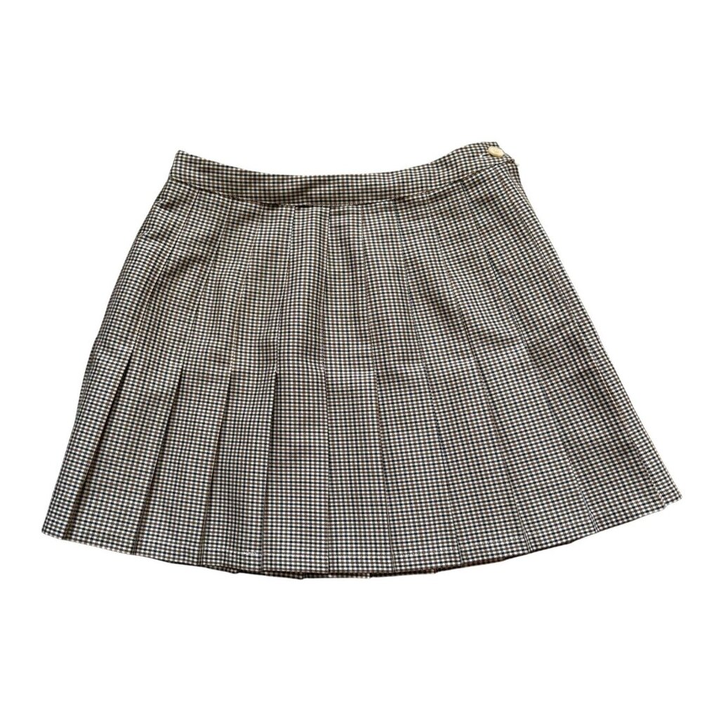 Urban Outfitters Plaid Pleated Mini Skirt Womens Size Medium Preppy Multicolor